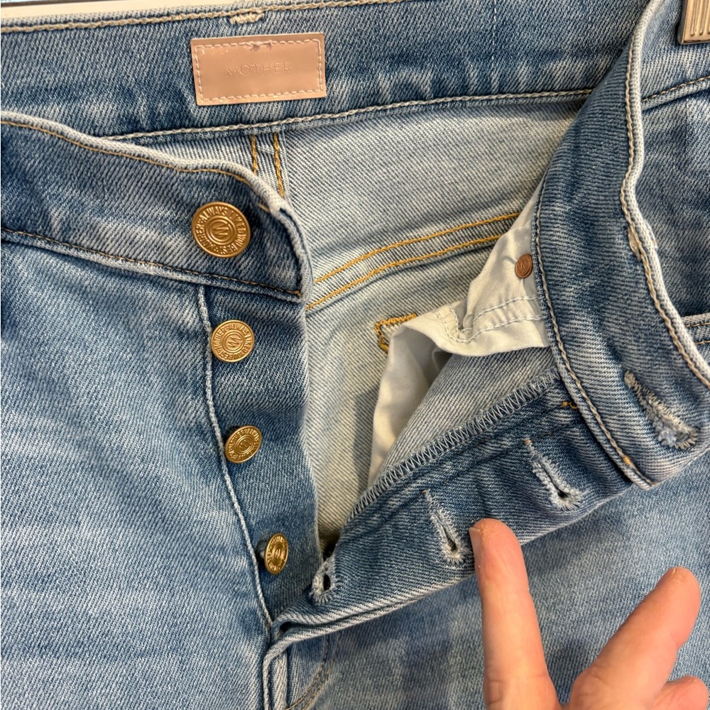 Womens Mother Jeans - Tomcat Ankle Fray - kitty corner wash - size 28 - Picture 5 of 9